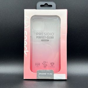 iPhone 11/XR clear to pink ombré Speck Presidio Perfect Clear NEW FACTORY SEALED